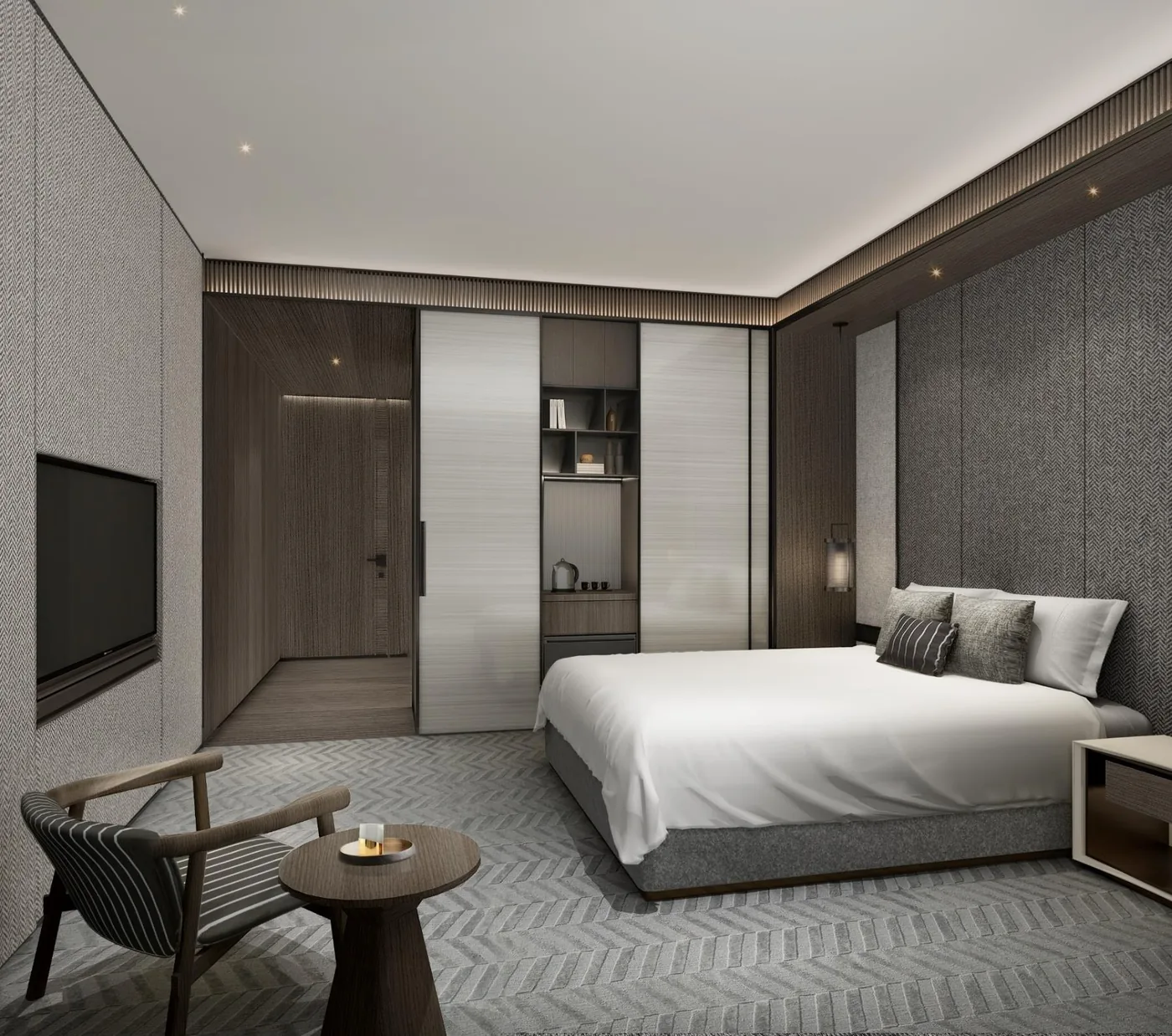 Shanghai HUALUXE Hotel — interior detail
