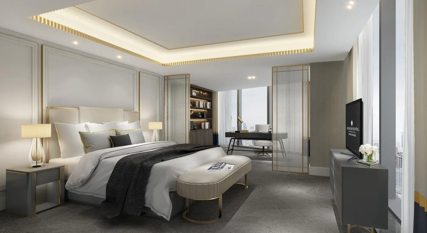 InterContinental · Shanghai Puxi Renovation — interior detail
