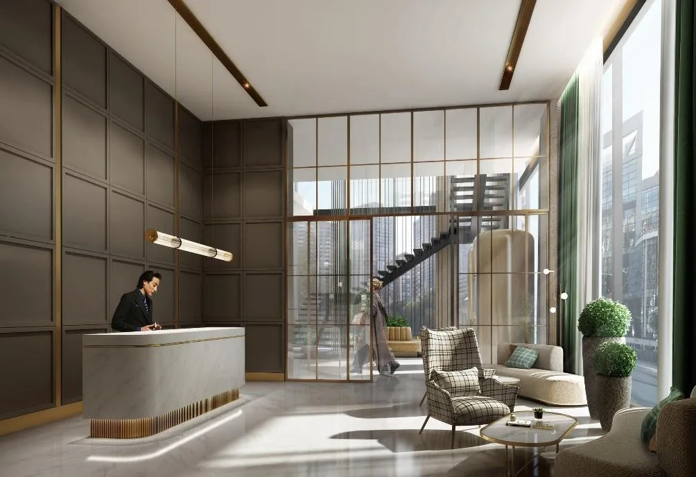 Shanghai · Zhongjun Tianjin Apartment — interior detail